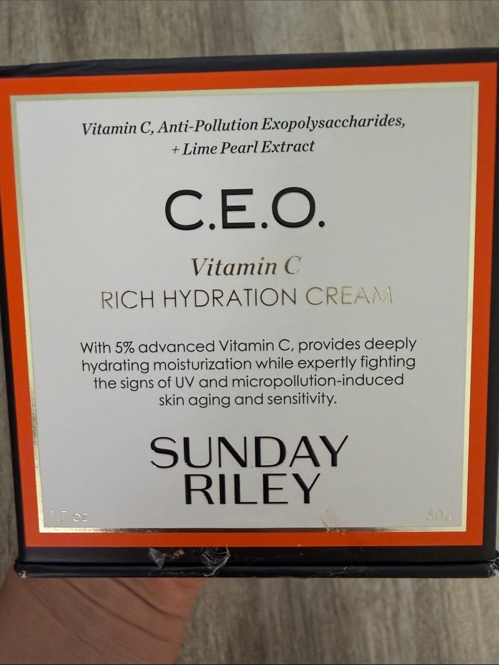 Sunday Riley C.E.O. Rich Hydration Cream - $65 retail